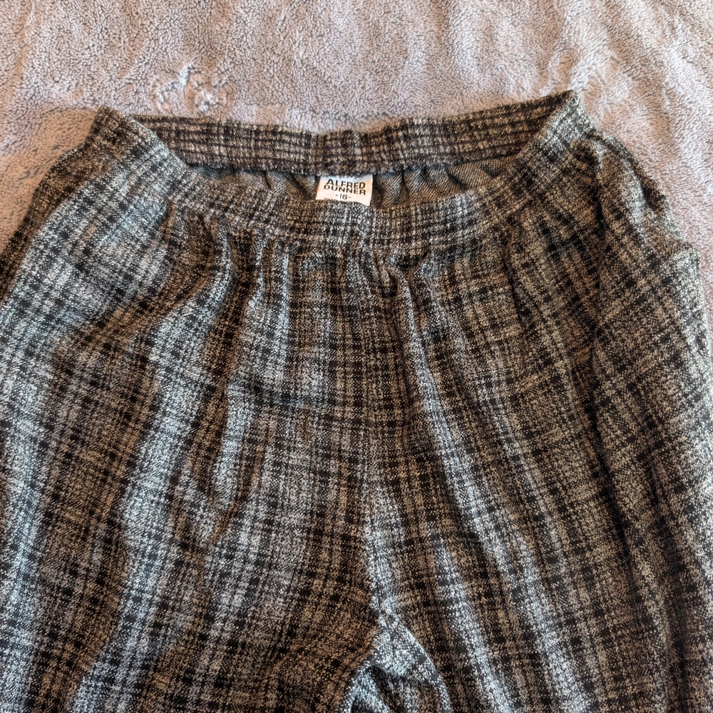 Alfred Dunner Plaid Pants